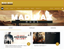 Tablet Screenshot of madmaxmods.com